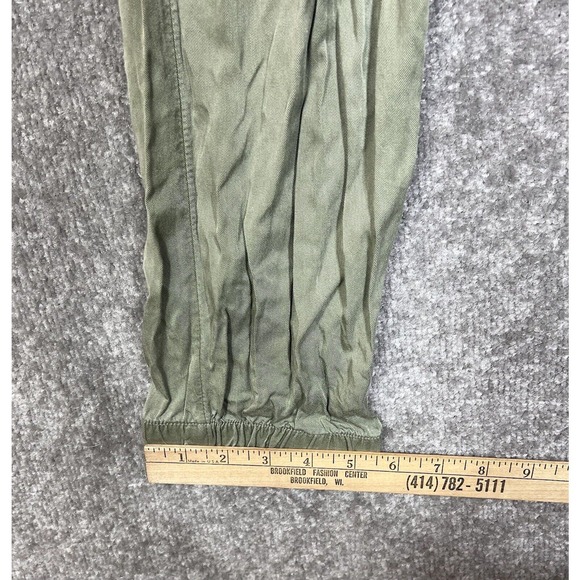 Old Navy Long Sleeve Jogger Leg Utility Jumpsuit Girls Size XL 14 Green Pockets - Picture 16 of 16